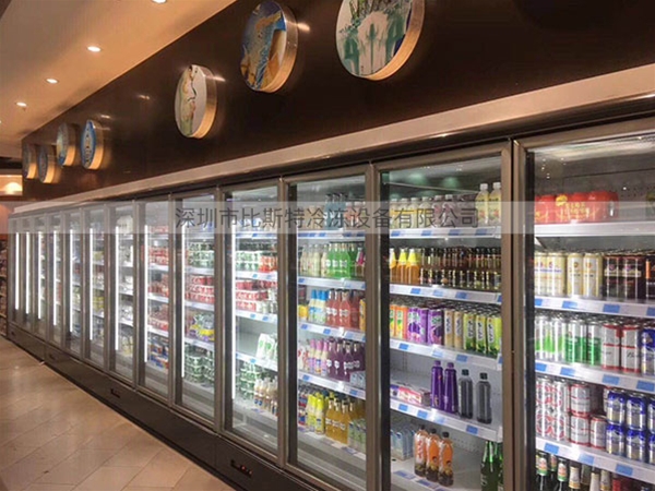 德阳超市冷藏玻璃展示立柜