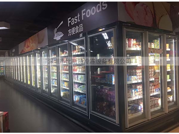 德阳超市冷藏玻璃展示立柜